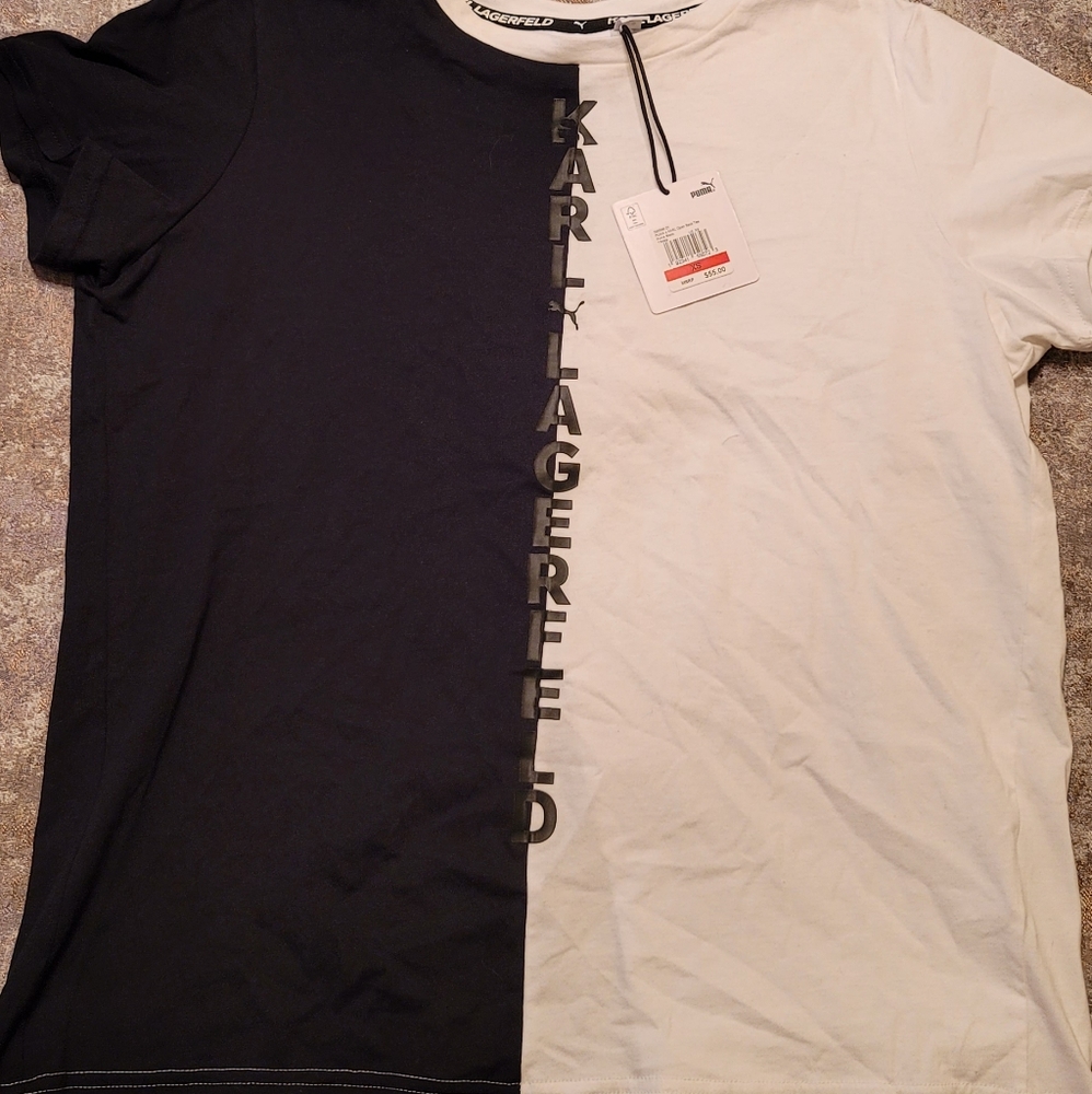 Karl Lagerfeld x Puma Color Blocked Top